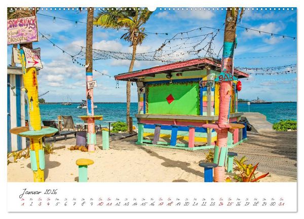 Produktbild: Nassau - Stadt mit karibischem Flair (hochwertiger Premium Wandkalender 2026 DIN A2 quer), Kunstdruck in Hochglanz