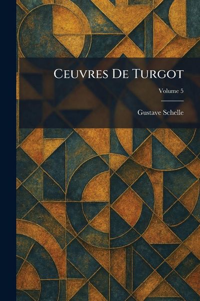 Produktbild: Ceuvres De Turgot