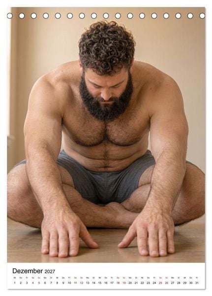 Produktbild: Yoga f&uuml;r Helden (Tischkalender 2027 DIN A5 hoch), CALVENDO Monatskalender