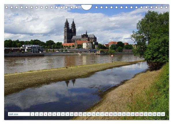 Produktbild: Magdeburg und Umgebung 2026 (Wandkalender 2026 DIN A4 quer), CALVENDO Monatskalender