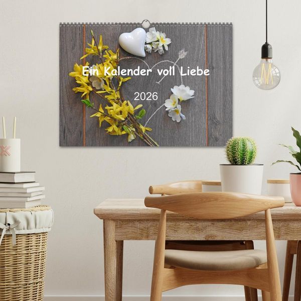 Produktbild: Ein Kalender voll Liebe (Wandkalender 2026 DIN A3 quer), CALVENDO Monatskalender