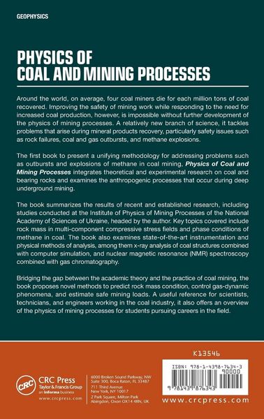 Produktbild: Physics of Coal and Mining Processes