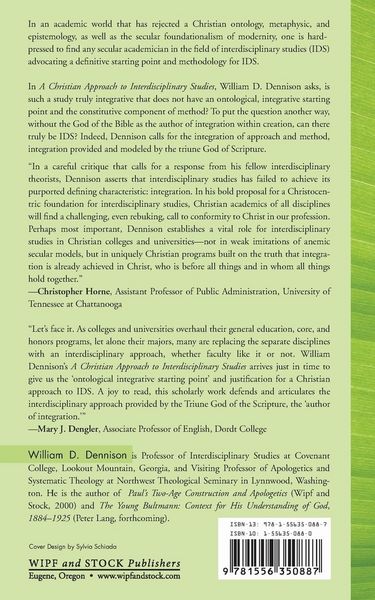 Produktbild: A Christian Approach to Interdisciplinary Studies