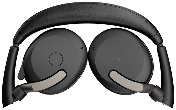 Produktbild: Jabra Evolve2 65 Flex Link380a MS + Ladepad On Ear Headset Bluetooth&reg; Stereo Schwarz Noise Cancelling Headset