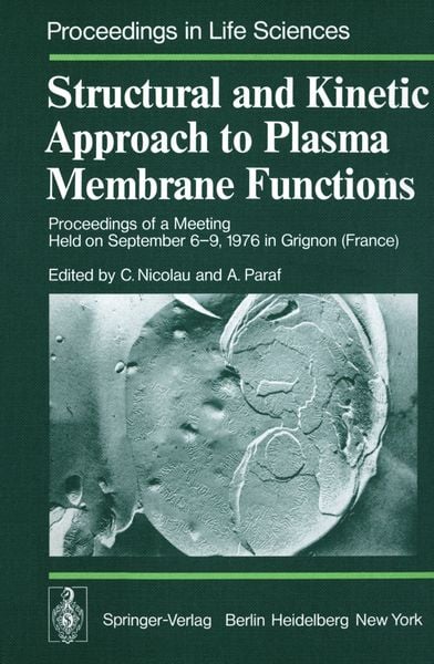 Produktbild: Structural and Kinetic Approach to Plasma Membrane Functions