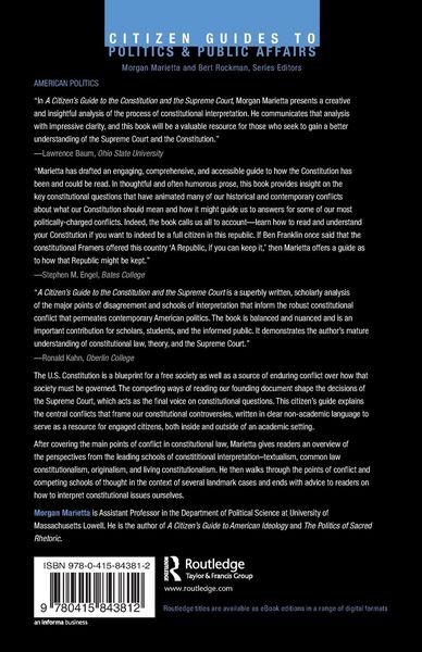 Produktbild: A Citizen's Guide to the Constitution and the Supreme Court