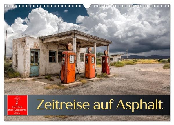 Produktbild: Zeitreise auf Asphalt (Wandkalender 2026 DIN A3 quer), CALVENDO Monatskalender
