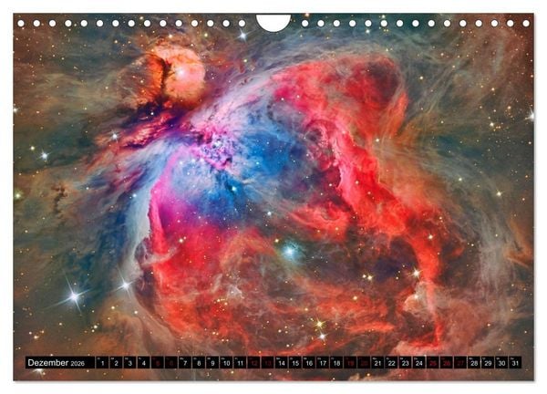 Produktbild: Galaktische Nebel (Wandkalender 2026 DIN A4 quer), CALVENDO Monatskalender