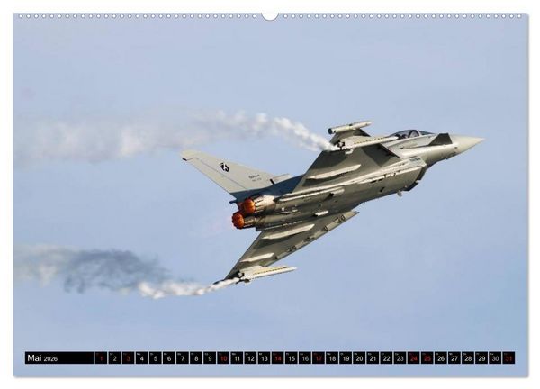 Produktbild: Augenblicke in der Luft: Eurofighter Typhoon (hochwertiger Premium Wandkalender 2026 DIN A2 quer), Kunstdruck in Hochglanz