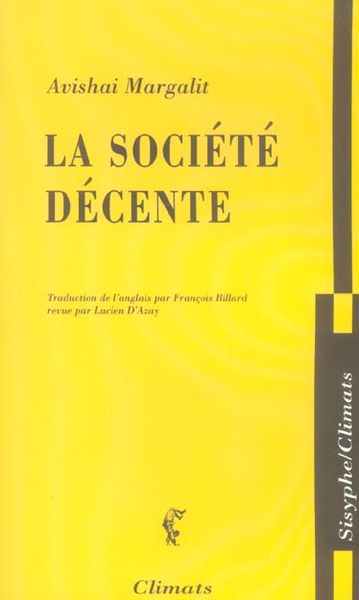 Produktbild: La société décente
