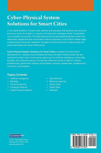 Produktbild: Cyber-Physical System Solutions for Smart Cities