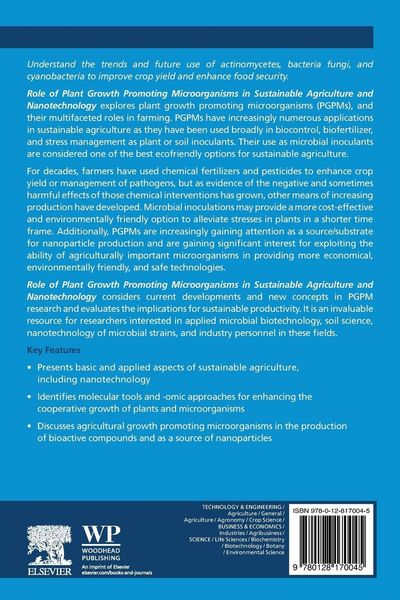 Produktbild: Role of Plant Growth Promoting Microorganisms in Sustainable Agriculture and Nanotechnology