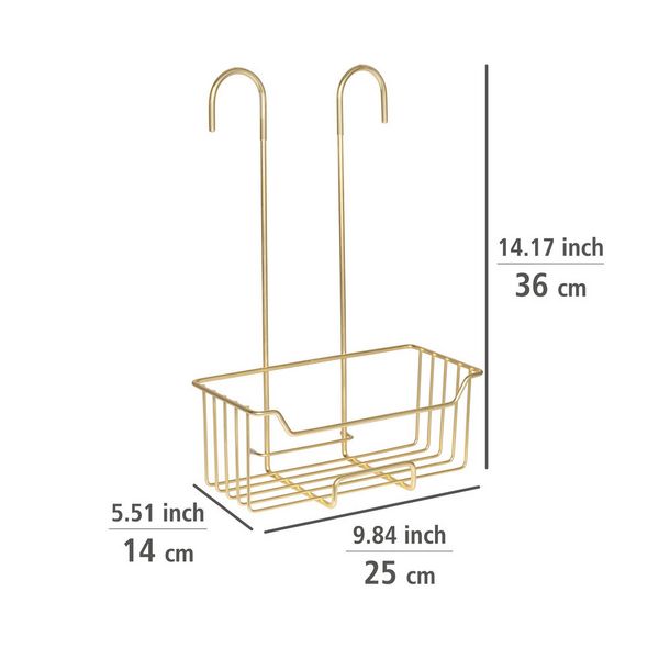 Produktbild: Thermostat-Dusch-Caddy Mod. Milo Gold, Edelstahl rostfrei