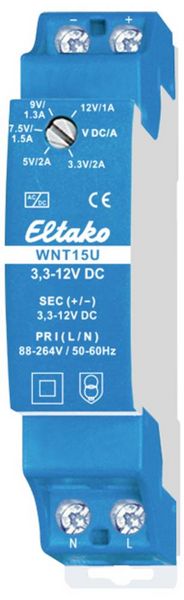 Produktbild: Eltako 20000175 Hutschienen-Netzteil (DIN-Rail) 1A 12W Inhalt 1St.