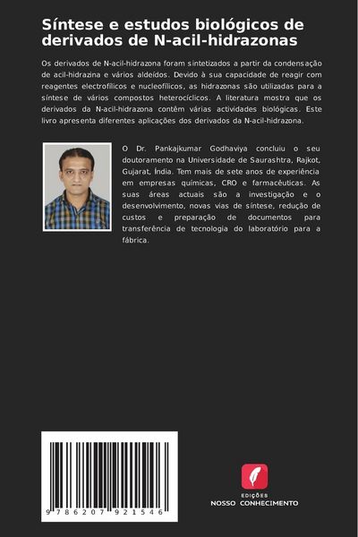 Produktbild: S&iacute;ntese e estudos biol&oacute;gicos de derivados de N-acil-hidrazonas