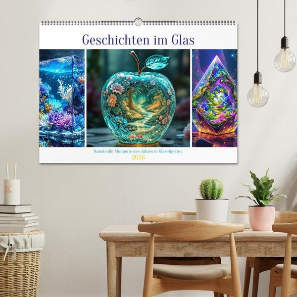 Produktbild: Geschichten im Glas (Wandkalender 2026 DIN A2 quer), CALVENDO Monatskalender