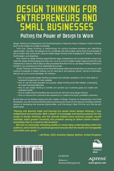 Produktbild: Design Thinking for Entrepreneurs and Small Businesses