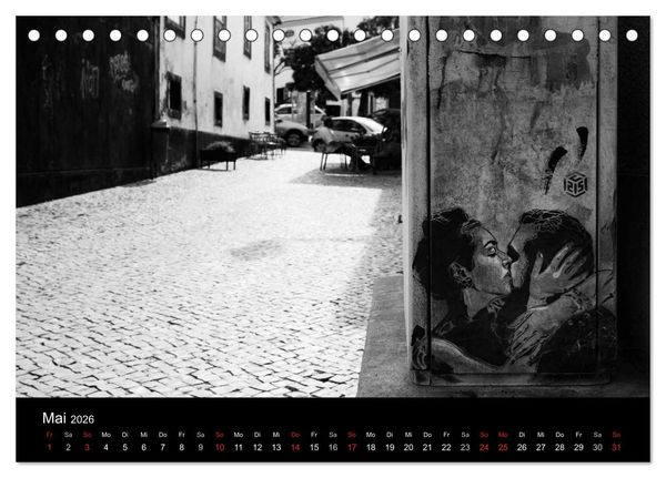 Produktbild: Das Licht in Schwarz und Wei&szlig; (Tischkalender 2026 DIN A5 quer), CALVENDO Monatskalender