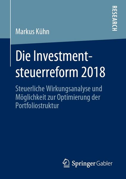 Produktbild: Die Investmentsteuerreform 2018