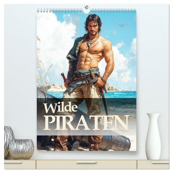 Produktbild: Wilde Piraten (hochwertiger Premium Wandkalender 2026 DIN A2 hoch), Kunstdruck in Hochglanz