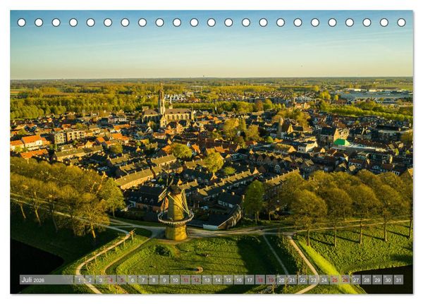 Produktbild: Ein Blick auf Hulst in Zeeland (Tischkalender 2026 DIN A5 quer), CALVENDO Monatskalender