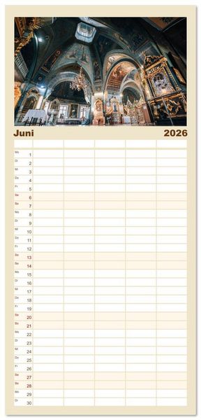 Produktbild: Familienplaner 2026 - Republik Moldawien - Das s&uuml;dosteurop&auml;ische Kleinod mit 5 Spalten (Wandkalender, 21 x 45 cm) CALVENDO