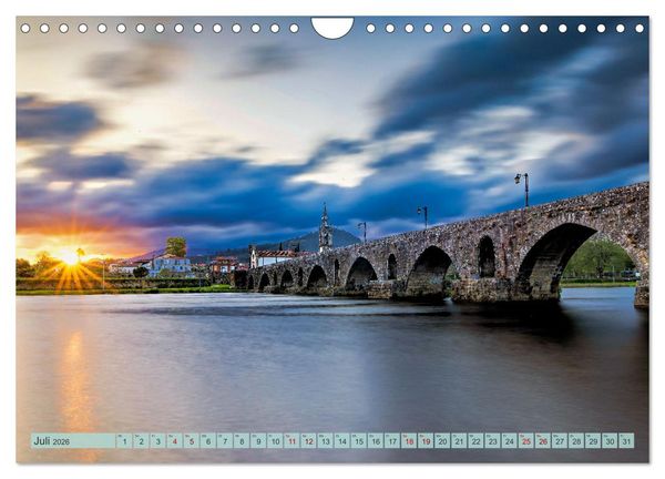 Produktbild: Von Porto bis an die Algarve (Wandkalender 2026 DIN A4 quer), CALVENDO Monatskalender
