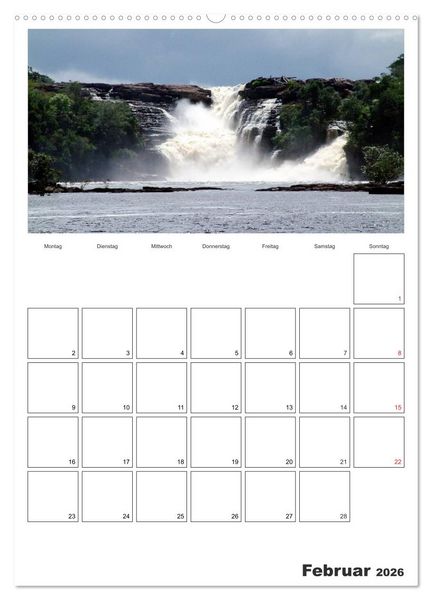 Produktbild: Venezuela - Land der Kontraste (Wandkalender 2026 DIN A2 hoch), CALVENDO Monatskalender