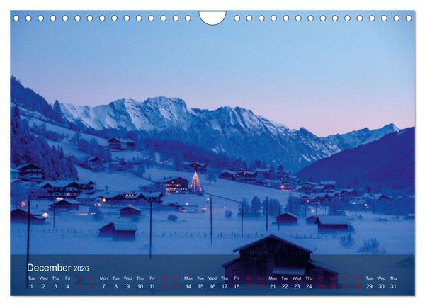 Produktbild: German and Austrian Alps (Wall Calendar 2026 DIN A4 landscape), CALVENDO 12 Month Wall Calendar