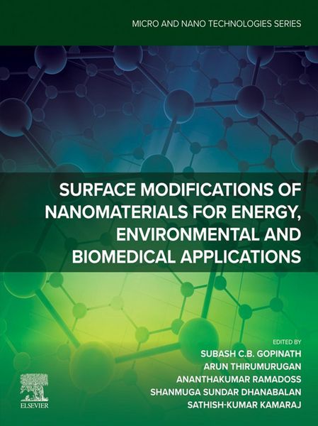 Produktbild: Surface Modifications of Nanomaterials for Energy, Environmental and Biomedical Applications