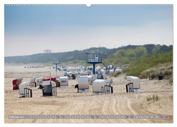 Produktbild: Usedom - Perle an der Ostsee (Wandkalender 2027 DIN A2 quer), CALVENDO Monatskalender