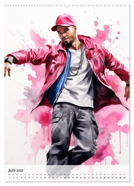 Produktbild: Hip Hop Boys. Dynamik und Energie (hochwertiger Premium Wandkalender 2026 DIN A2 hoch), Kunstdruck in Hochglanz