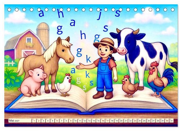 Produktbild: B&uuml;cher er&ouml;ffnen Welten (Tischkalender 2027 DIN A5 quer), CALVENDO Monatskalender
