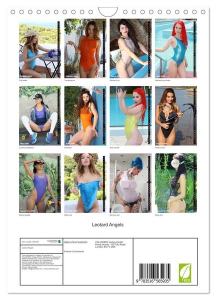 Produktbild: Leotard Angels (Wall Calendar 2026 DIN A4 portrait), CALVENDO 12 Month Wall Calendar