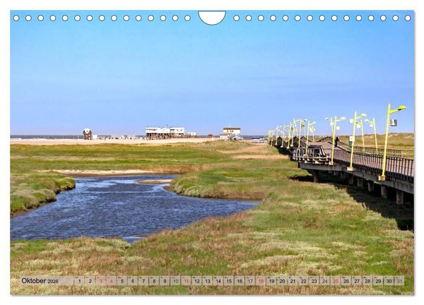 Produktbild: St. Peter Ording - Atemberaubende Momente (Wandkalender 2026 DIN A4 quer), CALVENDO Monatskalender