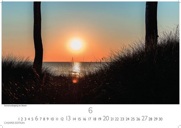 Produktbild: R&uuml;gen Kalender 2027 &ndash; Wandkalender | Fotokalender Deutschland 24x35cm |mit stimmungsvollen Bildern von Kreidefelsen, Str&auml;nden, Ostseeb&auml;dern und Naturparadiesen