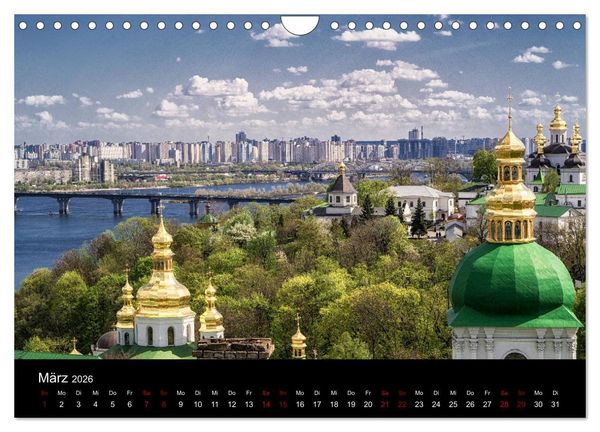 Produktbild: Unterwegs in Kiew (Wandkalender 2026 DIN A4 quer), CALVENDO Monatskalender