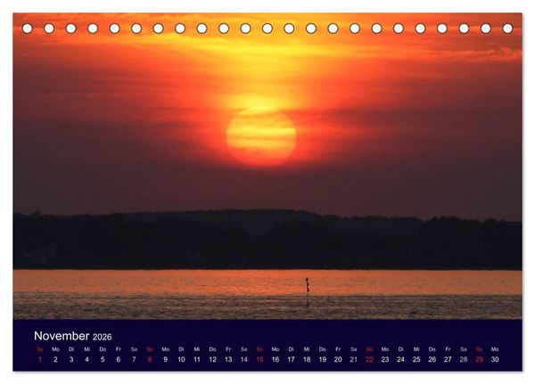 Produktbild: Rund um die Kieler F&ouml;rde (Tischkalender 2026 DIN A5 quer), CALVENDO Monatskalender