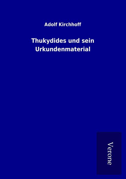 Produktbild: Thukydides und sein Urkundenmaterial