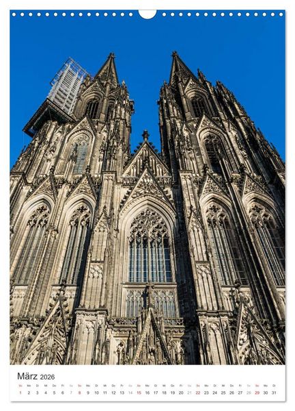 Produktbild: K&ouml;lner Dom - Blickwinkel auf ein Wahrzeichen (Wandkalender 2026 DIN A3 hoch), CALVENDO Monatskalender
