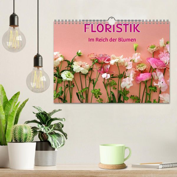 Produktbild: FLORISTIK - Im Reich der Blumen (Wandkalender 2026 DIN A4 quer), CALVENDO Monatskalender