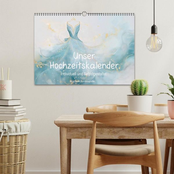 Produktbild: Unser Hochzeitskalender - Individuell und Selbstgestaltet (Wandkalender 2026 DIN A3 quer), CALVENDO Monatskalender
