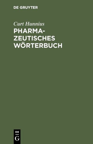 Produktbild: Pharmazeutisches W&ouml;rterbuch