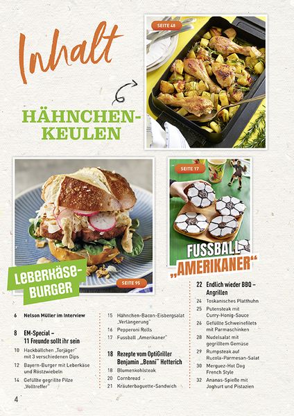Produktbild: Tefal OptiGrill Magazin: So leicht geht lecker - Gro&szlig;es EM-Special