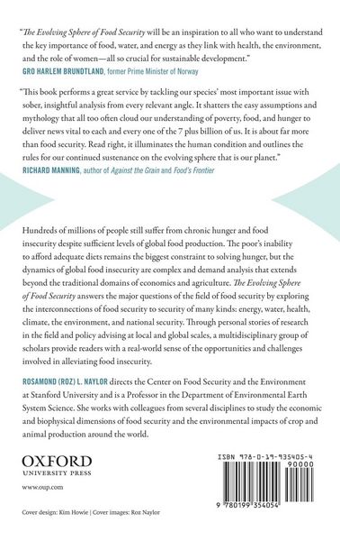 Produktbild: The Evolving Sphere of Food Security