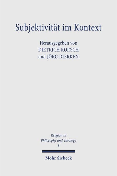 Produktbild: Subjektivit&auml;t im Kontext