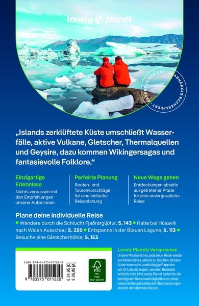LONELY PLANET Reiseführer Island