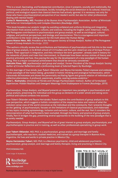 Produktbild: Psychoanalysis, Group Analysis, and Beyond