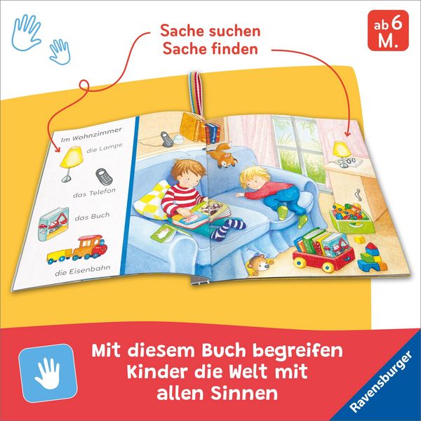 Produktbild: Mein Knuddel-Knautsch-Buch - Sachen suchen. Mein Zuhause