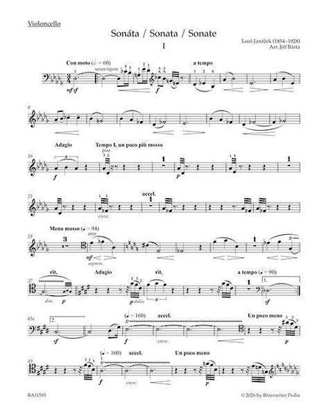 Produktbild: Sonate f&uuml;r Violoncello und Klavier